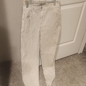 Charter Club Cream Boot Cut Pants